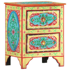 Szafka nocna 40x30x50cm malowana drewno mango