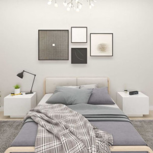 Szafka nocna biała 100x35x40cm płyta wiórowa