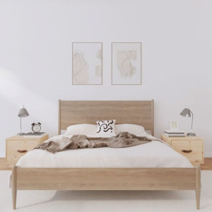 Szafki nocne 2 szt. 40x34x35cm drewno sosnowe