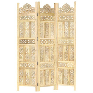 Parawan 3-panelowy 120x165cm drewno mango