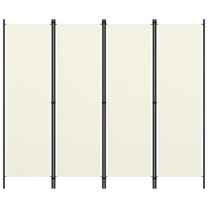 Parawan 4-panelowy kremowy 200x180cm