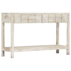 Stolik konsolowy 120x35x75cm lite drewno mango