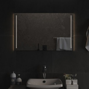 Lustro łazienkowe z oświetleniem LED 80x50cm