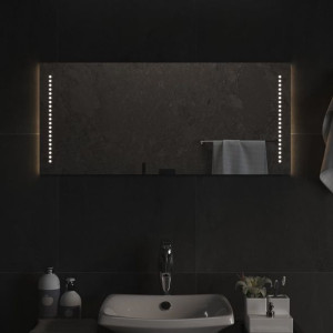 Lustro łazienkowe z oświetleniem LED 90x40cm