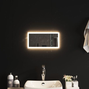 Lustro łazienkowe z oświetleniem LED 20x40cm