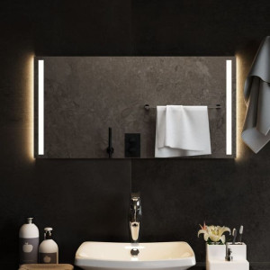 Lustro łazienkowe z oświetleniem LED 80x40cm