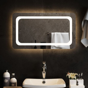 Lustro łazienkowe z oświetleniem LED 70x40cm