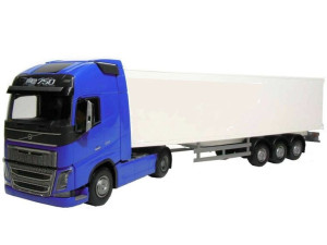 Emek 81134 Volvo FH16 750 Globetrotter XL niebieski z naczepą chłodnią