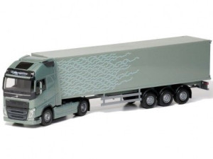 Emek 81136 Volvo FH16 750 Globetrotter XL Box Van zielony metalik
