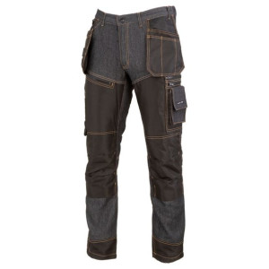 Lahti Pro Spodnie Robocze Jeansowe Czarne R.xl