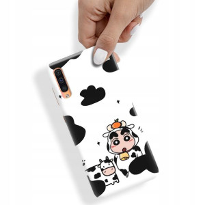 Etui do SAMSUNG A50 Obudowa KRÓWKA COW Case Wzory