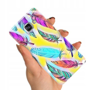 Etui do SAMSUNG A7 2016 Case BOHO Leaves Top Wzory