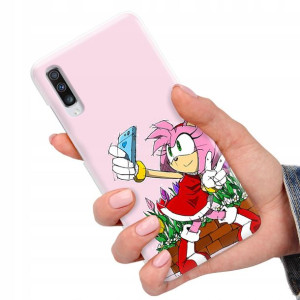 Etui do SAMSUNG A70/ A70S SONIC Błyskawica Wzory