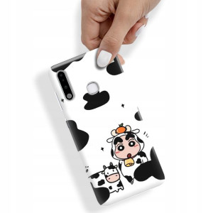 Etui do SAMSUNG A70e Obudowa KRÓWKA COW Case Wzory