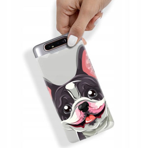 Etui do SAMSUNG A80 Case Pieski Kotki Top Wzory