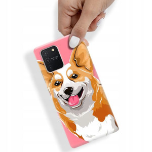 Etui do SAMSUNG A91 Case Pieski Kotki Top Wzory
