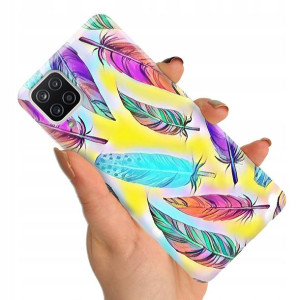 Etui do SAMSUNG M12 Obudowa Case BOHO Leaves Wzory