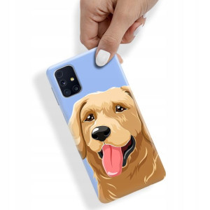 Etui do SAMSUNG M31S Case Pieski Kotki Top Wzory