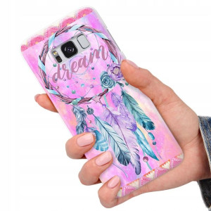 Etui do SAMSUNG S8 Obudowa Case BOHO Leaves Wzory