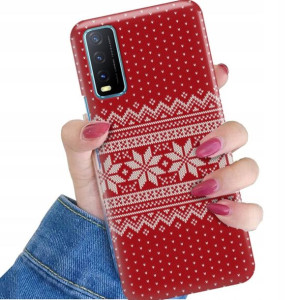Etui do VIVO Y21S Case Świąteczne Święta Top Wzory