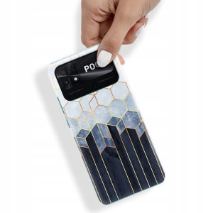 Etui do XIAOMI POCO C40 Case Marmurki Marble Wzory