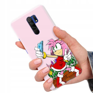 Etui do XIAOMI REDMI 9 Case SONIC Błyskawica Wzory