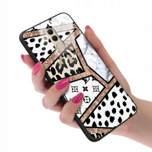 Etui Glass do HUAWEI MATE 20 LITE Bearbrick Wzory