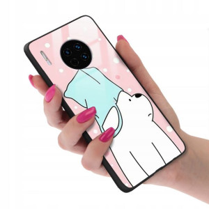 Etui Glass do HUAWEI MATE 30 We Bare Bears Wzory