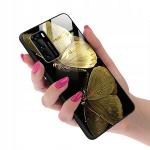 Etui Glass do HUAWEI P40 Wakacyjne Aesthetic Wzory
