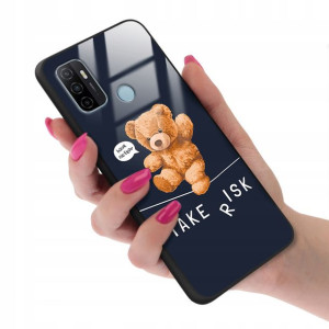 Etui Glass do OPPO A53 Case TEDDY MISIE Top Wzory