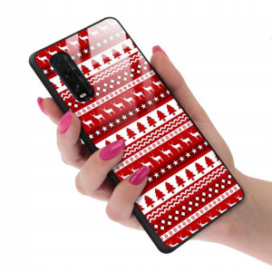 Etui Glass do OPPO FIND X2 Świąteczne Święta Wzory