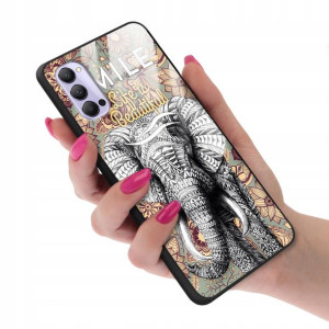 Etui Glass do OPPO RENO 4 Case BOHO Łapacze Wzory
