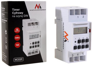 Timer Programator Czasowy Na Szynę Din Tygodniowy