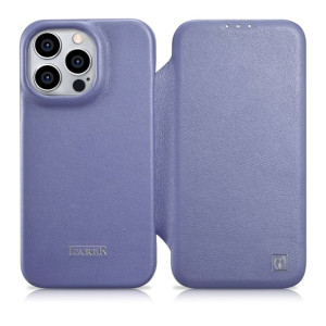 Etui iCarer CE Premium Leather Folio MagSafe Apple iPhone 14 Pro Max jasnof