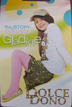 Rajstopy dziecięce gładkie Lycra 17 DEN 128/134 (5 sztuk)