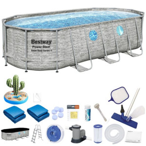 Bestway Basen stelażowy 549x274x122 okno 18w1 56716