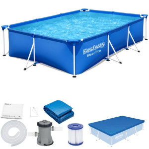 Bestway Basen Stelażowy 300x201x66cm 11w1 56411