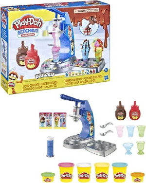 Play Doh Zestaw Tęczowa lodziarnia