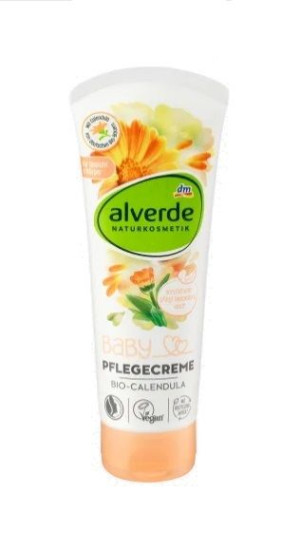(DE) Alverde,Bio-Calendula, Krem, 100 ml (PRODUKT Z NIEMIEC)