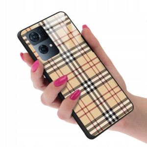 Etui GLASS do OPPO RENO 7 PRO 5G Case Kratka Wzory