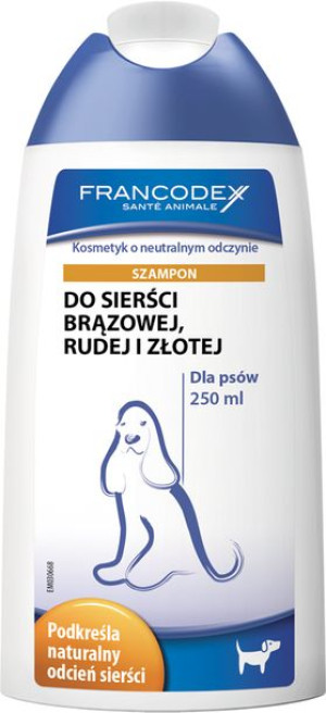 FRANCODEX Szampon do rudej i brązowej 250ml