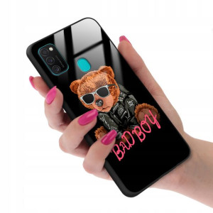Etui Glass do SAMSUNG M21 Case TEDDY MISIE Wzory