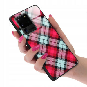 Etui GLASS do SAMSUNG S20 ULTRA Case Kratka Wzory