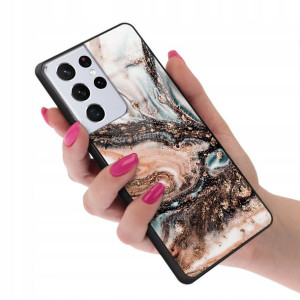 Etui Glass do SAMSUNG S21 ULTRA Case Marble Wzory