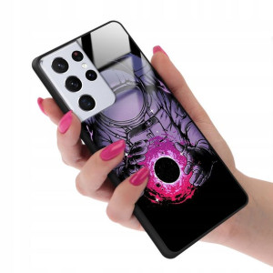 Etui Glass do SAMSUNG S21 ULTRA Obudowa Case Wzory