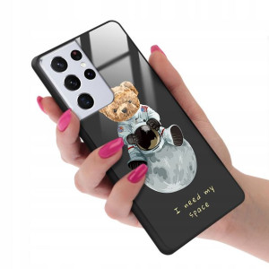 Etui Glass do SAMSUNG S21 ULTRA TEDDY MISIE Wzory