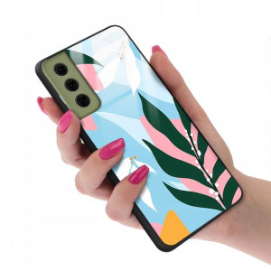 Etui Glass do SAMSUNG S21FE Flower Kwiaty Wzory
