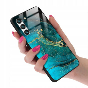 Etui Glass do SAMSUNG S22 Marmurki Marble Wzory