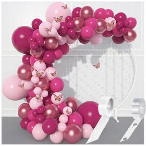 Zestaw Balonów Girlanda Balonowa Balony Dekoracja Urodziny Roczek Chrzest
