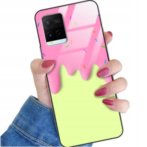 Etui Glass do VIVO Y32 Słodkie Dziecięce Top Wzory